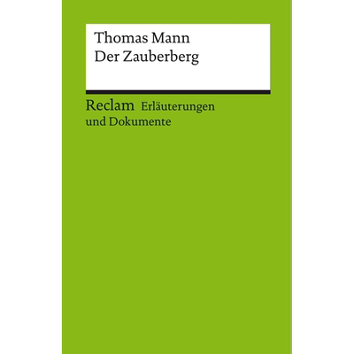 【德文版】托马斯 曼 魔山 Der Zauberberg 德语原版 Daniela Langer 诺贝尔文学奖得主代表作参考文献 德意志历史【中商原版