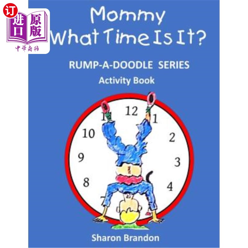 海外直订Rump-A-Doodle Series: What Time Is It? 乱涂乱画系列：几点了？