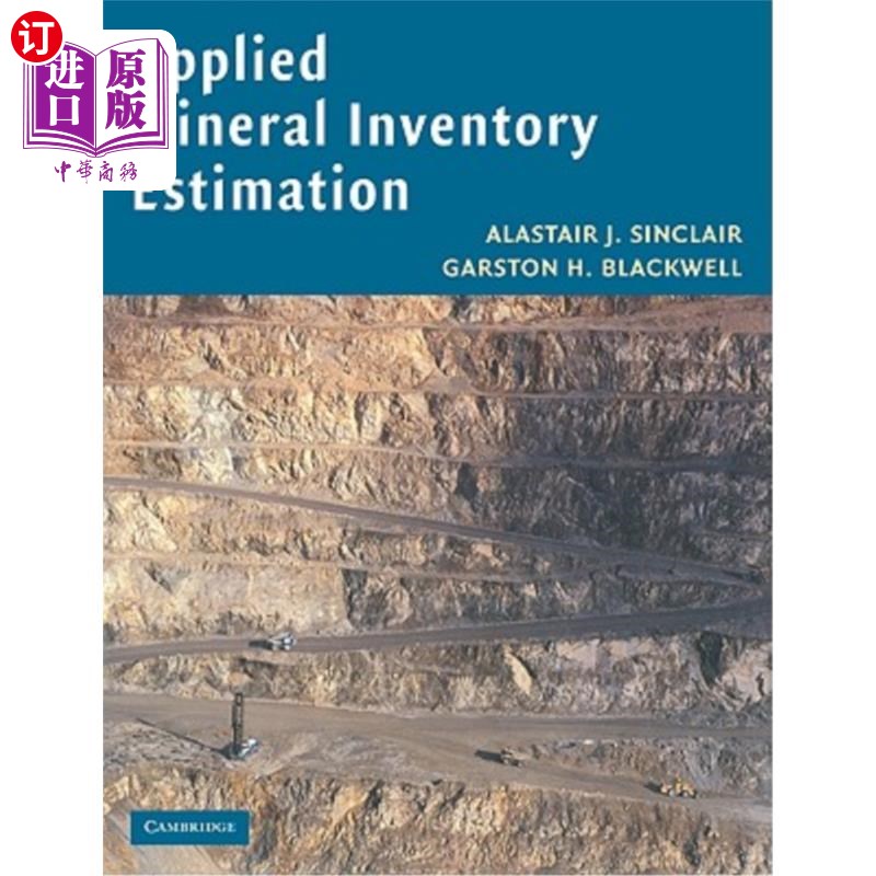 海外直订Applied Mineral Inventory Estimation 应用矿产储量估算