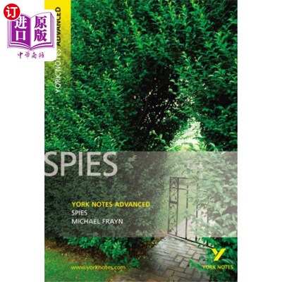 海外直订Spies: York Notes Advanced 间谍：约克笔记高等版