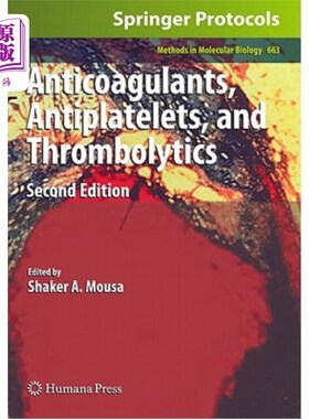 海外直订医药图书Anticoagulants, Antiplatelets, and Thrombolytics 抗凝剂、抗血小板和溶栓药