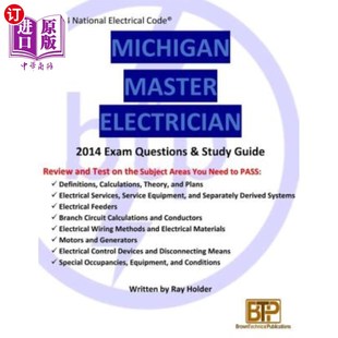 Master Study Guide 密歇根2014年电工硕士学习指南 2014 Electrician 海外直订Michigan