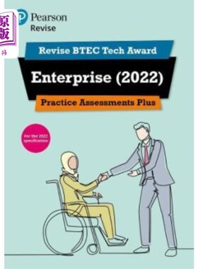 海外直订Pearson REVISE BTEC Tech Award Enterprise 2022 P... Pearson revision BTEC技术奖企业2022实践评估加- 2023和20