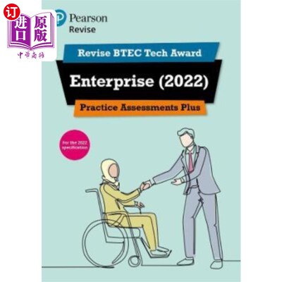海外直订Pearson REVISE BTEC Tech Award Enterprise 2022 P... Pearson revision BTEC技术奖企业2022实践评估加- 2023和20