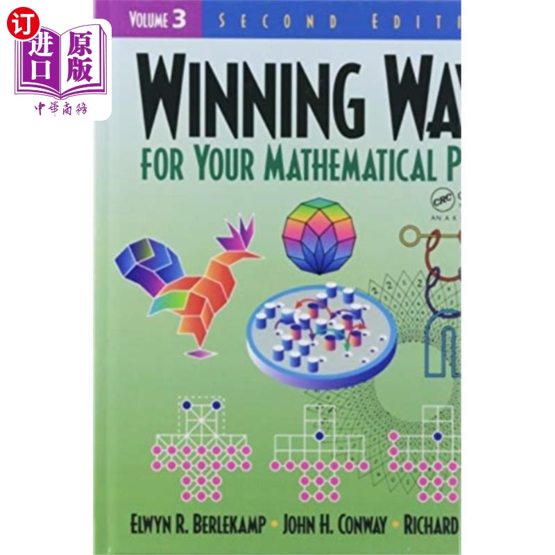 海外直订Winning Ways for Your Mathematical Plays, Volume... 数学游戏的制胜方法，第3卷