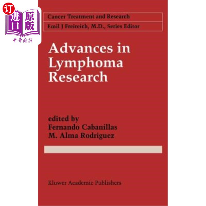 海外直订医药图书Advances in Lymphoma Research 淋巴瘤研究进展