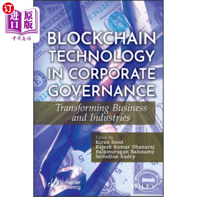 海外直订Blockchain Technology in Corporate Governance 区块链公司管治中的技术:转变商业和产业
