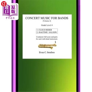 BANDS Volume 海外直订CONCERT 第二卷 FOR 乐队音乐会音乐 MUSIC
