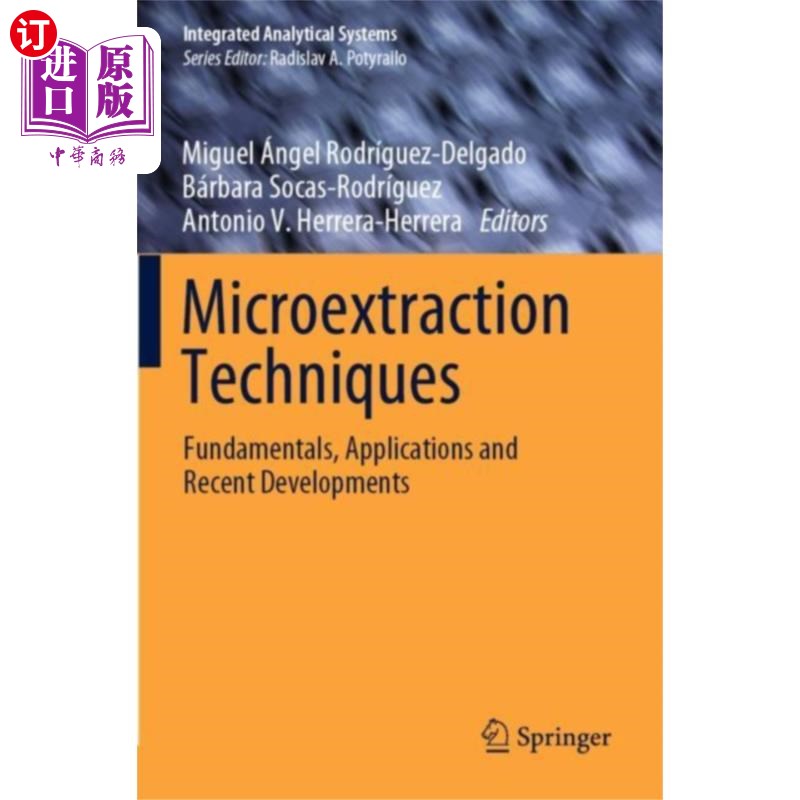 海外直订Microextraction Techniques 微萃取技术