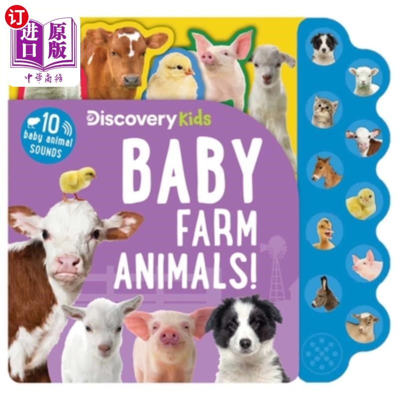 海外直订Discovery Kids: Baby Farm Animals! 发现孩子：农场动物宝宝！
