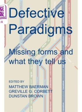 海外直订Defective Paradigms 有缺陷的范例