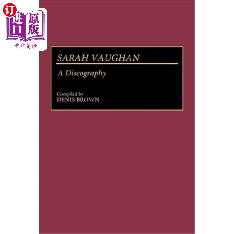 海外直订sarah vaughan: a discography 莎拉·沃恩:一张唱片