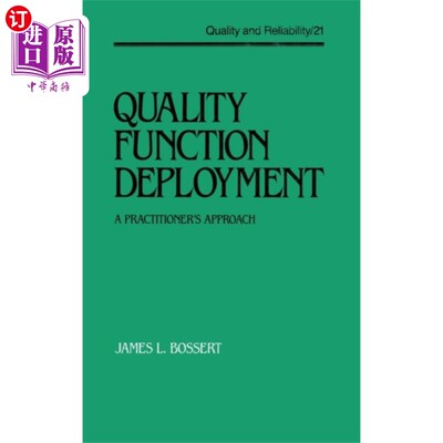 海外直订Quality Function Deployment 质量功能部署