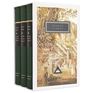 现货 【中商原版】罗马帝国衰亡史 英文原版 The Decline and Fall of the Roman Empire: Volumes 4-6 历史 Edward Gibbon 精装