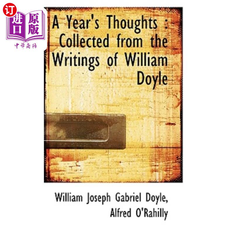 【中商海外直订】a years thoughts: collected from the writings o