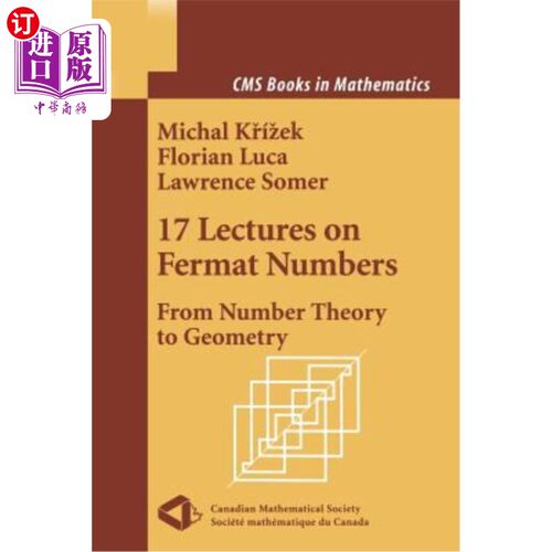 海外直订17 Lectures on Fermat Numbers: From Number Theory to Geometry 17讲费马数:从数论到几何