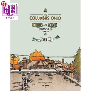 Coloring and Columbus 哥伦布俄亥俄州着色和活动手册第二部分 Part Ohio Book 海外直订The Activity