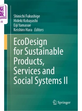 海外直订EcoDesign for Sustainable Products, Services and Social Systems II EcoDesign for Sustainabl