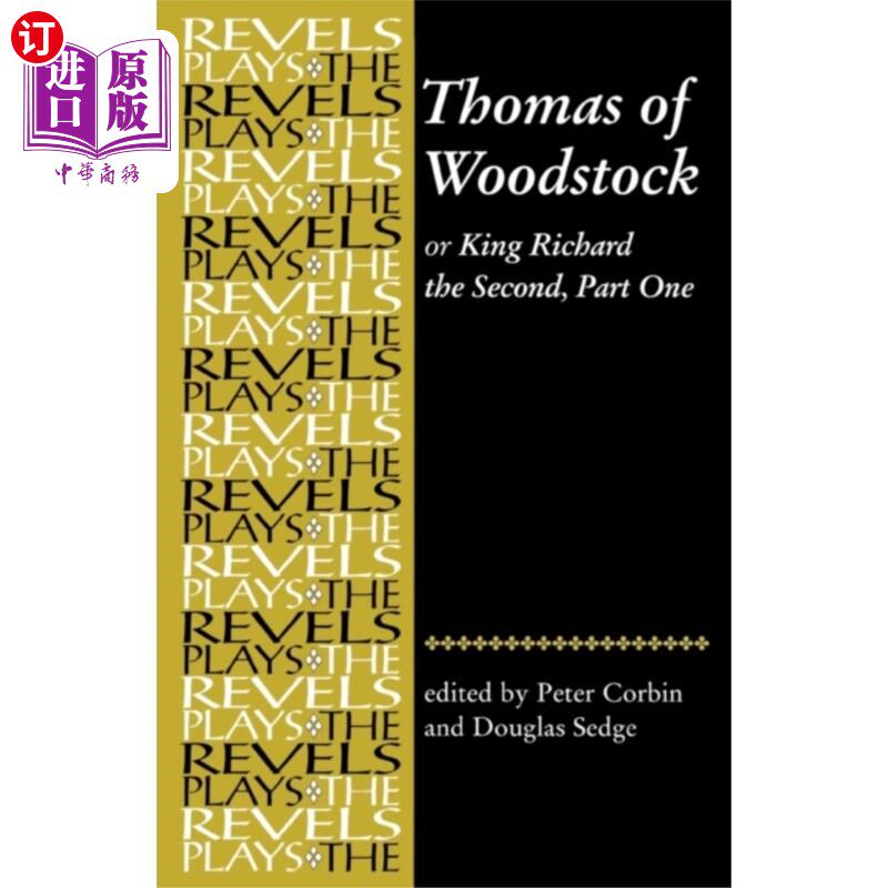 海外直订Thomas of Woodstock 伍德斯托克的托马斯
