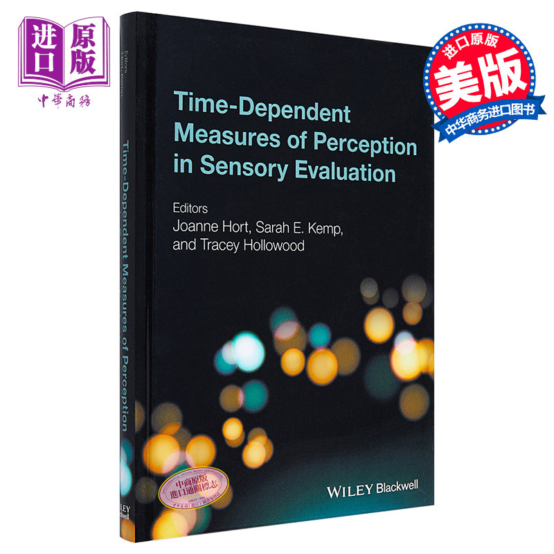 现货 Time Dependent Measures Of Perception In Sensory Evaluation Sarah Kemp 英文原版【中商原版】wiley