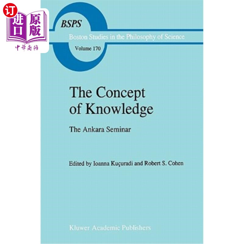 海外直订The Concept of Knowledge: The Ankara Seminar 知识的概念:安卡拉研讨会