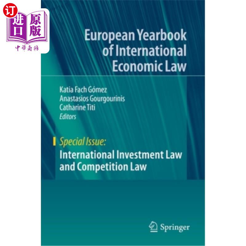 海外直订International Investment Law and Competition Law 国际投资法和竞争法