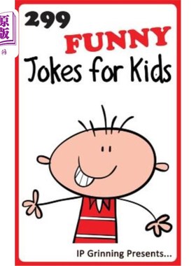 海外直订299 Funny Jokes for Kids: Joke Books for Kids 299儿童笑话：儿童笑话书