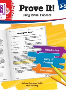 海外直订Prove It! Using Textual Evidence, Levels 3-5 证明它!使用文本证据，3-5级