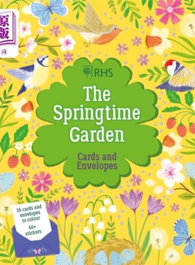 海外直订Springtime Garden Cards and Envelopes 春天花园卡片和信封