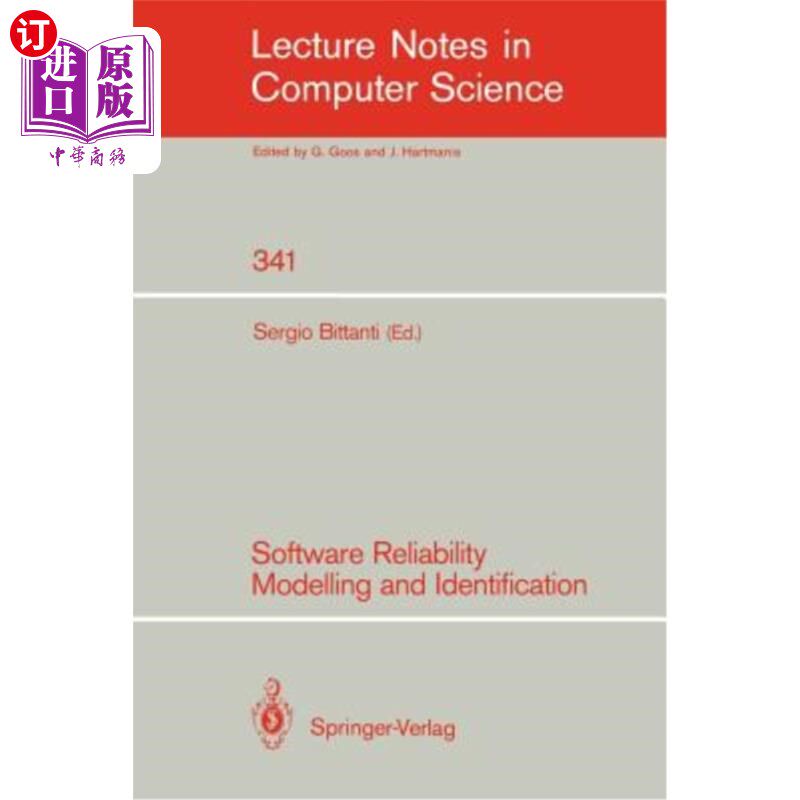 海外直订Software Reliability Modelling and Identification 软件可靠性建模与识别
