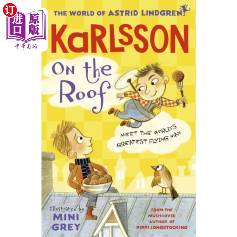 海外直订Karlsson on the Roof 屋顶上的卡尔松