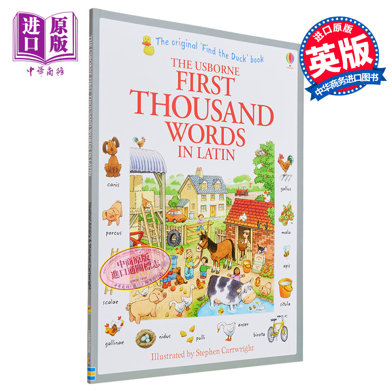 看图识1000拉丁语单词 First Thousand Words in Latin 拉丁文原版 Heather Amery【中商原版】