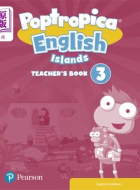 海外直订Poptropica English Islands Level 3 Teacher's Boo... Poptropica英语岛屿3级教师的书与在线世界访问代码+测试书