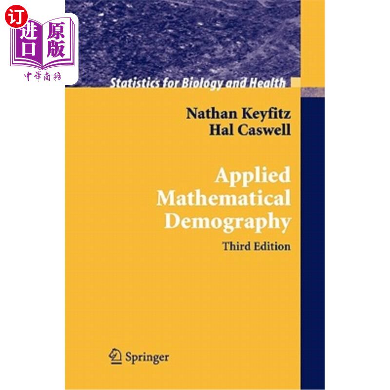 海外直订Applied Mathematical Demography 应用数学人口学