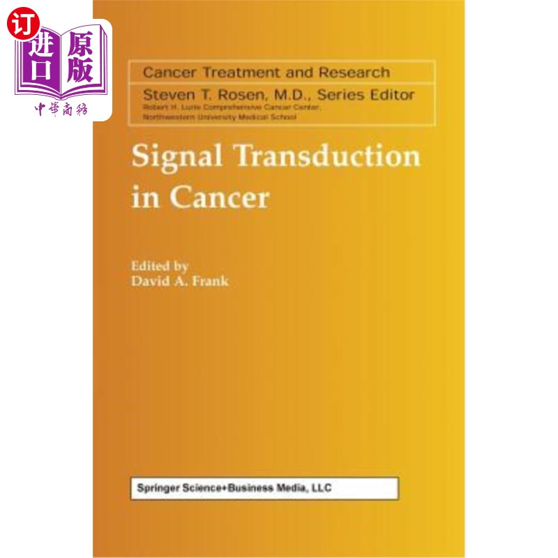 海外直订医药图书Signal Transduction in Cancer癌症的信号转导