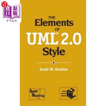 海外直订The Elements of UML 2.0 Style UML 2.0风格的元素