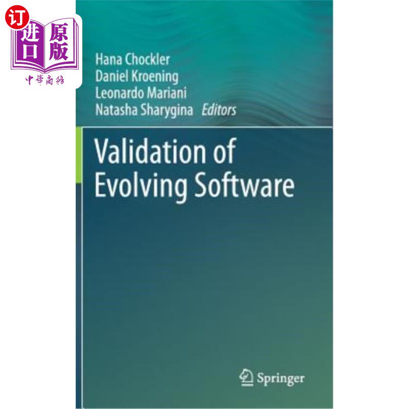 海外直订Validation of Evolving Software 进化软件的验证