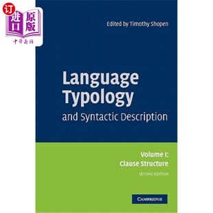 海外直订Language Typology and Syntactic Description: Volume 1, Clause Structure 语言类型学与句法描述：第一卷，从句结构