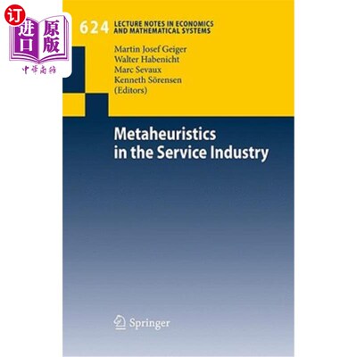 海外直订Metaheuristics in the Service Industry 服务业中的元启发式
