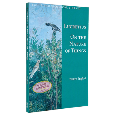 物性论 卢克莱修 On the Nature of Things De Rerum Natura 英文原版 Lucretius 发展伊壁鸠鲁哲学观点【中商原版】