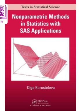 海外直订Nonparametric Methods in Statistics with SAS App... 统计中的非参数方法与SAS应用