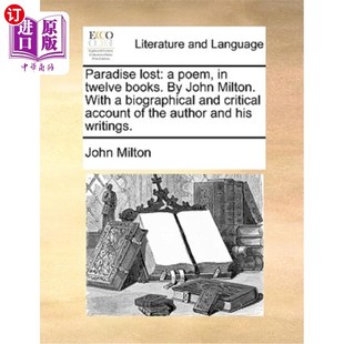 Books. Biographical John 收錄于十二 失樂園 一首詩 Twelve with 海外直訂Paradise Poem and Lost Milton.