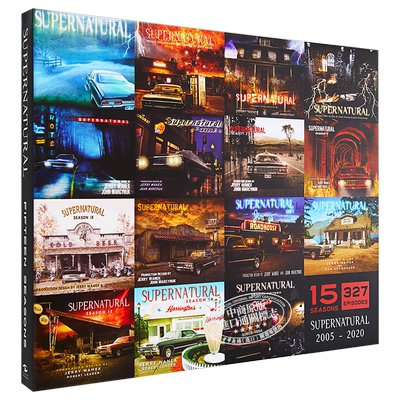 邪恶力量 全15季幕后摄影全纪录 Supernatural 15 Seasons The Crew Members Souvenir 美剧周边书全15季主创纪念画册 英文原