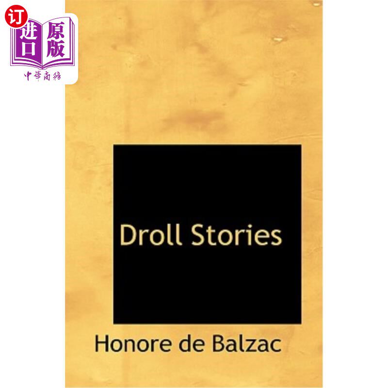 海外直订Droll Stories 都兰趣话