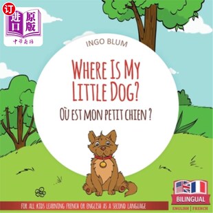 est Pict mon Où Little 我 French petit 小狗在哪里? Bilingual Dog? English 海外直订Where chien?