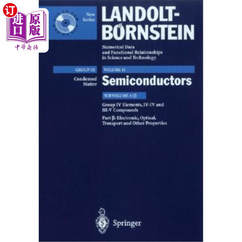 海外直订Electronic, Transport, Optical and Other Properties 电子、传输、光学和其他特性