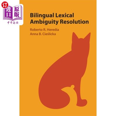 海外直订Bilingual Lexical Ambiguity Resolution 双语词汇歧义消解