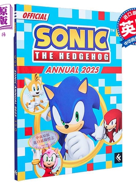 Sonic The Hedgehog Annual 2025 刺猬索尼克2025年鉴 英文原版 英文进口童书 内容丰富 包含各种活动 漫画故事【中商原版】