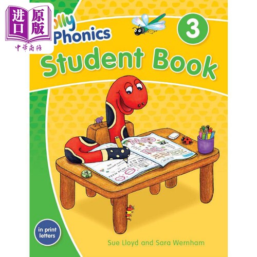 Jolly Phonics Student Book 3 (American English)  快乐自然拼读学生用书3（美式英语，彩色版）新版 英文原版【中商原版】