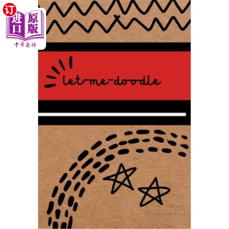 海外直订Let-me-doodle: Guided Doodle Book for Children 让我涂鸦:儿童涂鸦指南书